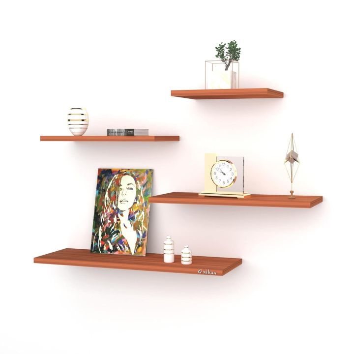 Elegent 4PCS Wall Floating Shelfs