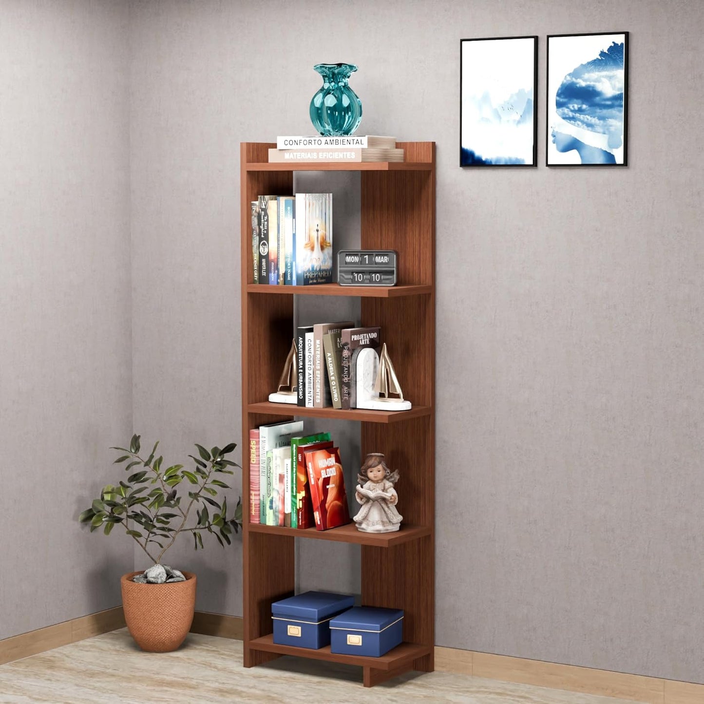 DFC Book Shelf Rack for Library & Home Dcor