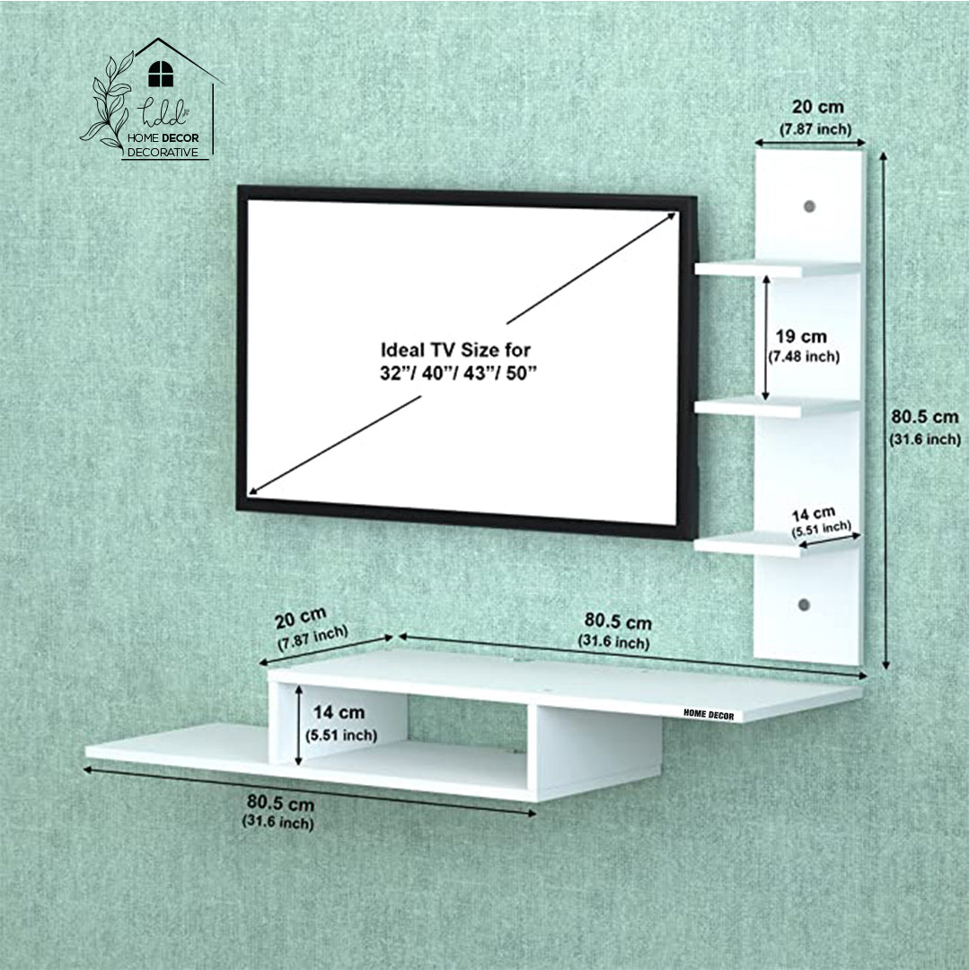 Floating TV Shelf Entertainment