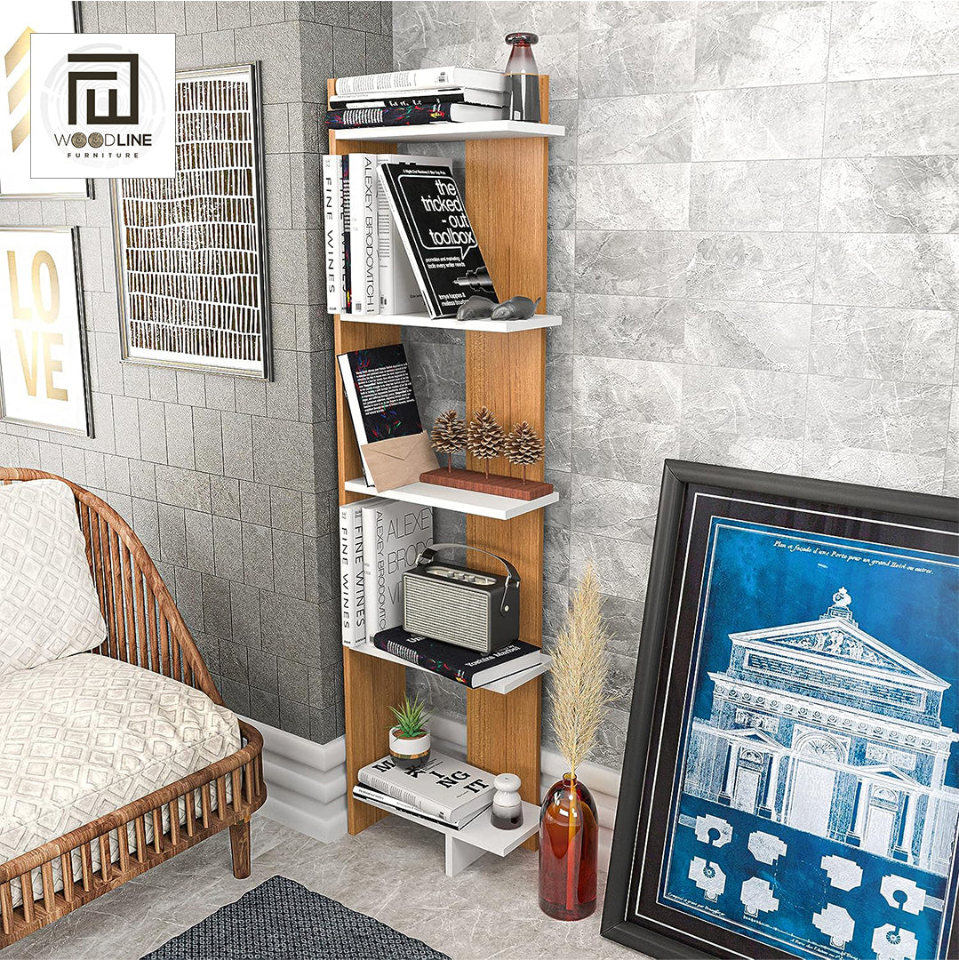 Modern Display Corner Unit Bookcase Shelving