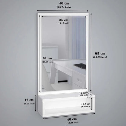 Elegent Wood Dressing Wall Mirror