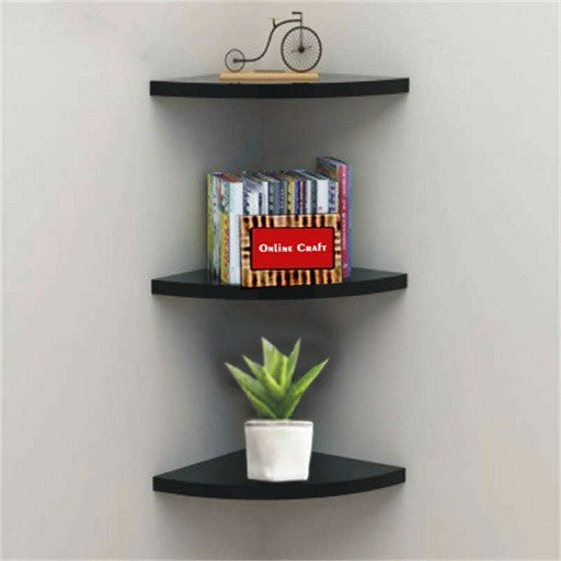 Set of 3 corner shelfs