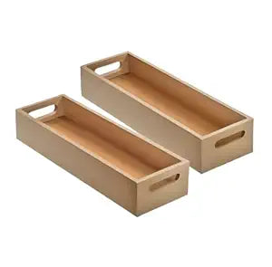 Wooden Serving Tray/ (2 Piece)