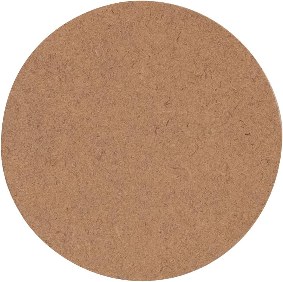 MDF Plain Wooden Coasters Shaped Blank