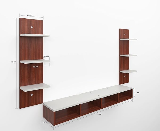 Captive Royal Wall Mount TV Entertainment Unit