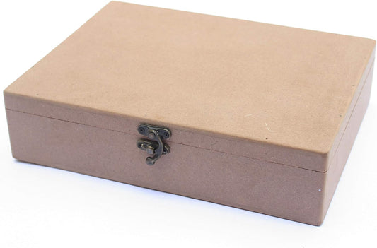 Plain MDF Wood Blank Rectangular Box for Painting