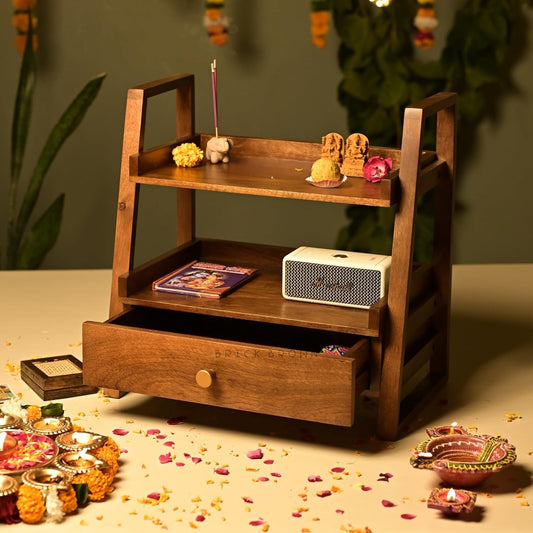Premium Handcrafted Versatile Organizer with Drawer