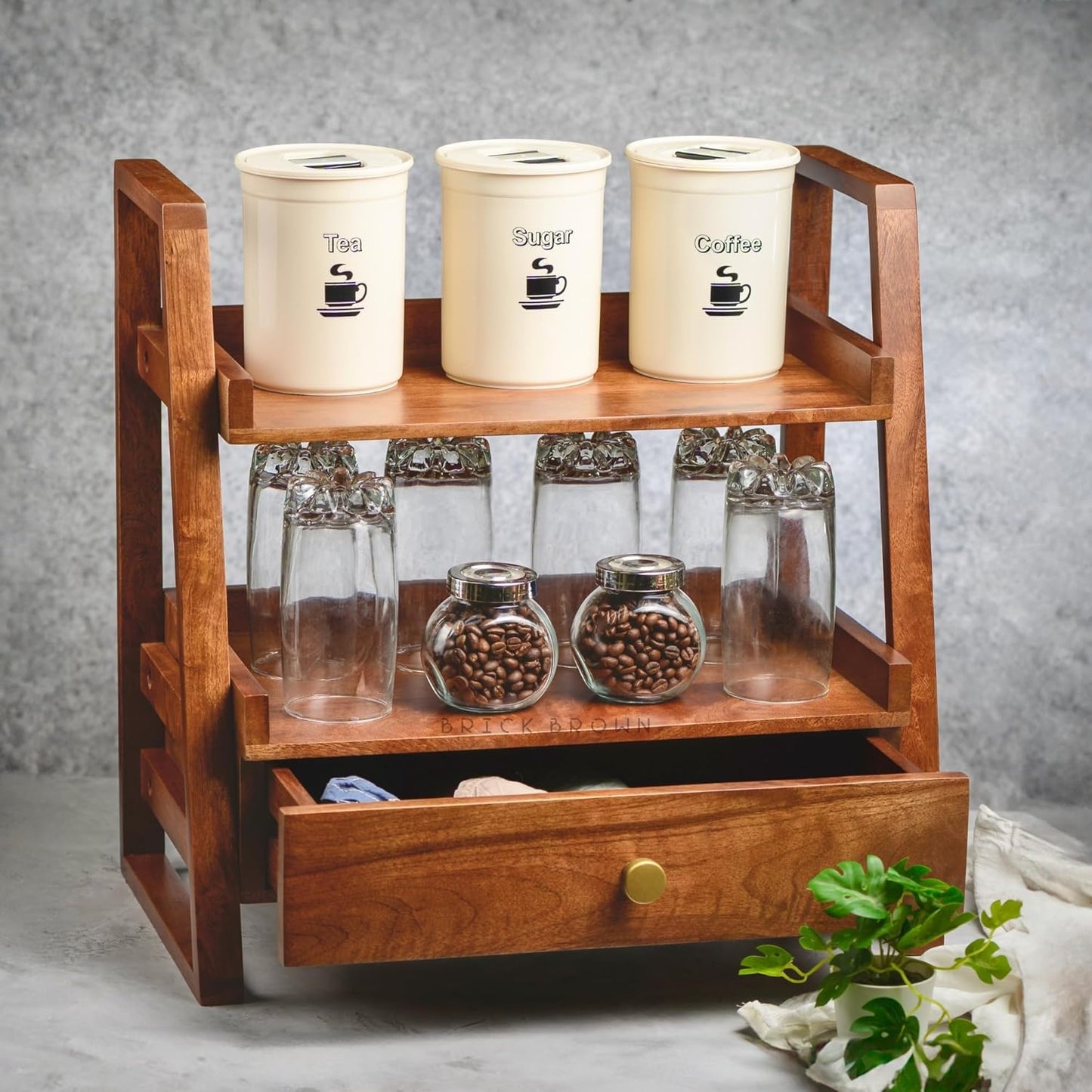 Premium Handcrafted Versatile Organizer with Drawer