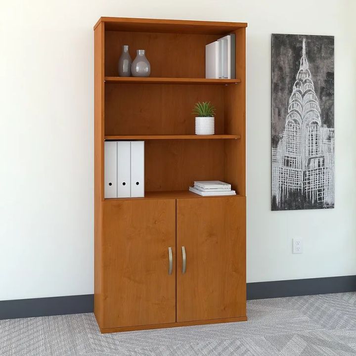 Book shelf / book Rack / Office Rack And 2 Door Cabinet Storge Rack