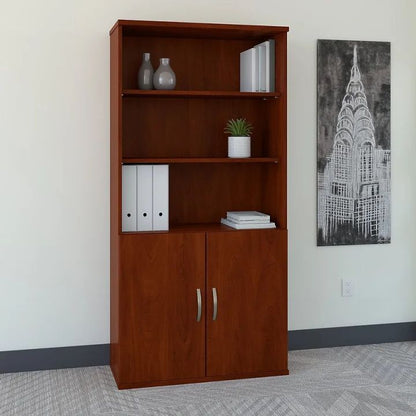 Book shelf / book Rack / Office Rack And 2 Door Cabinet Storge Rack