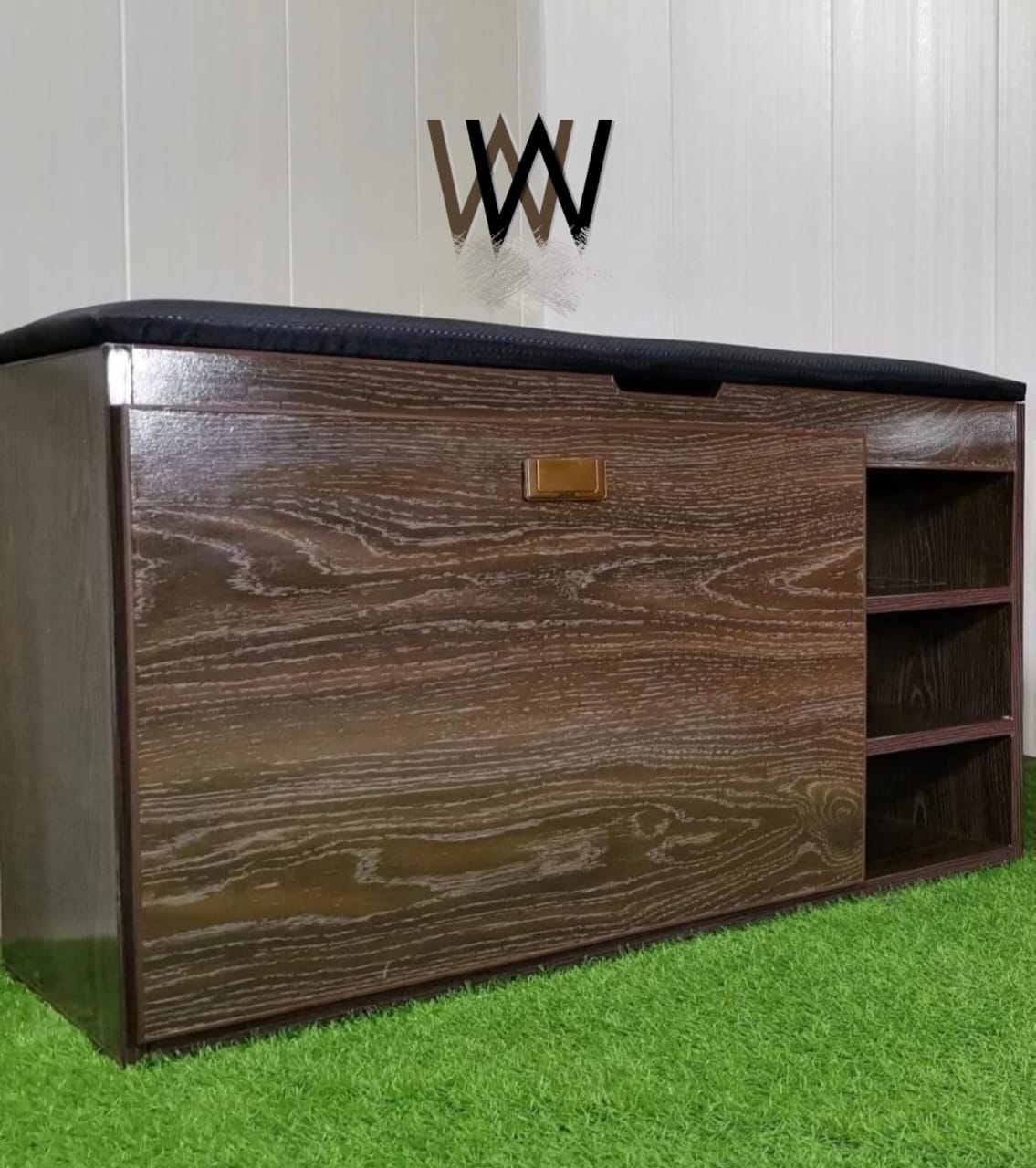 Premium Entrance Shoes Rack with Seat Cushion