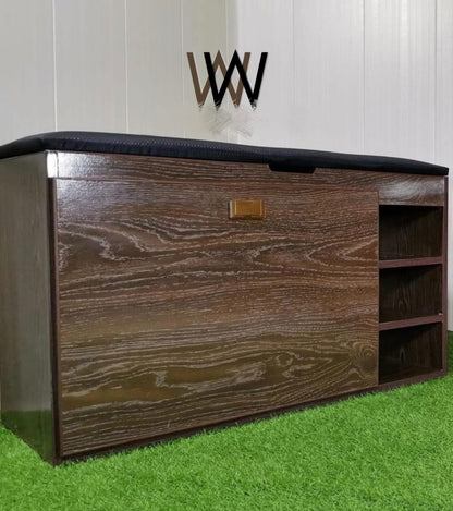 Premium Entrance Shoes Rack with Seat Cushion