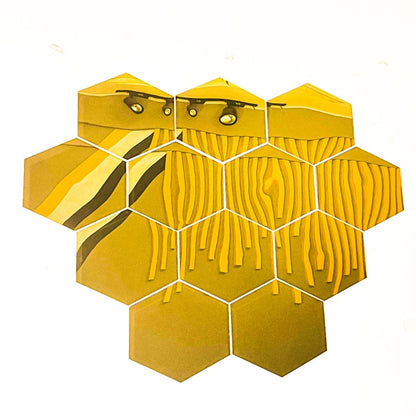 Premium Acrylic Hexagon Mirror