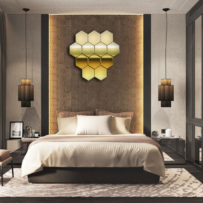 Premium Acrylic Hexagon Mirror