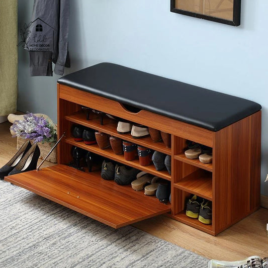 Premium Entrance Shoes Rack with Seat Cushion