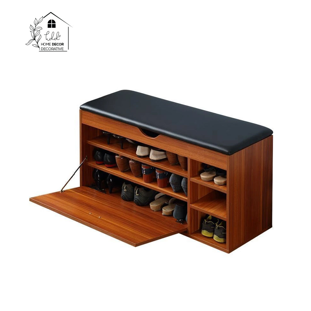 Premium Entrance Shoes Rack with Seat Cushion