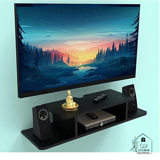 Wood Wall Mounted TV Unit Stand