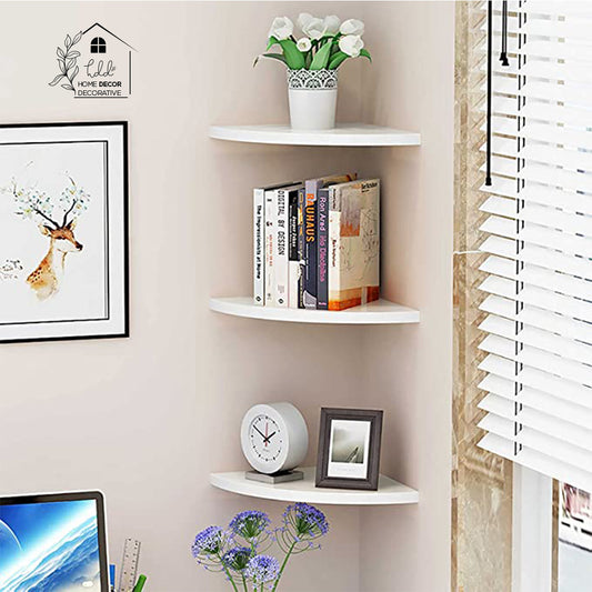 Set of 3 corner shelfs