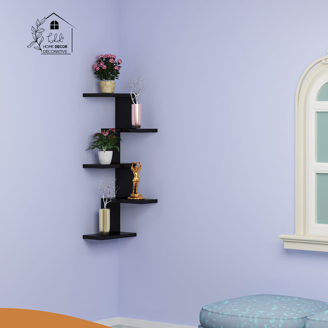 Wall Mount Corner Shelf Display