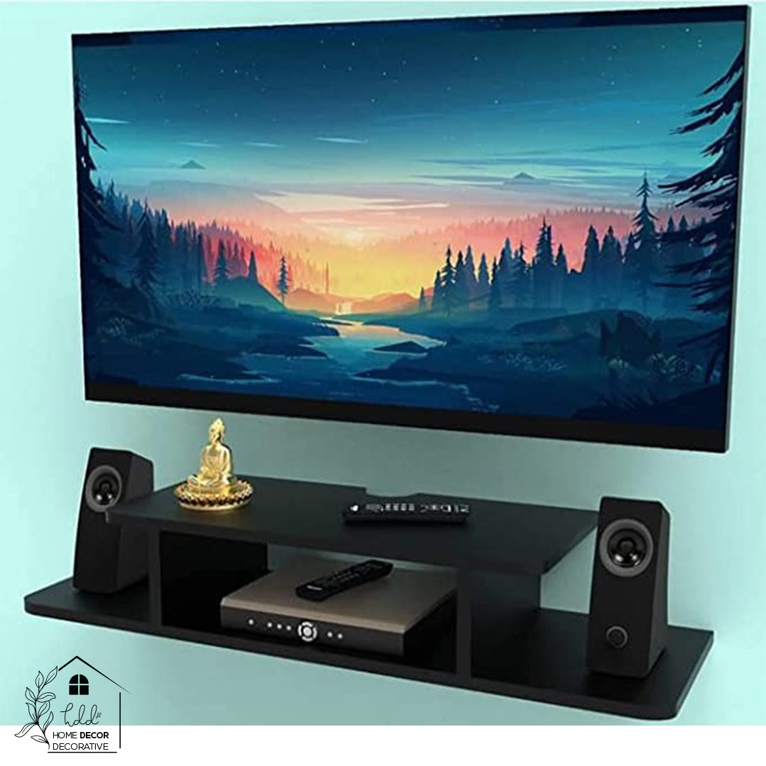 Wood Wall Mounted TV Unit Stand