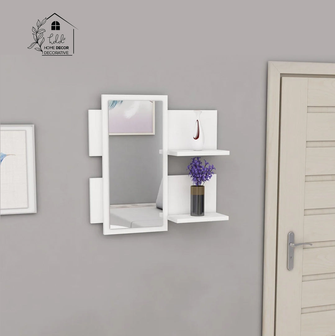 Stylish Wall Mounted Mirror with shelves