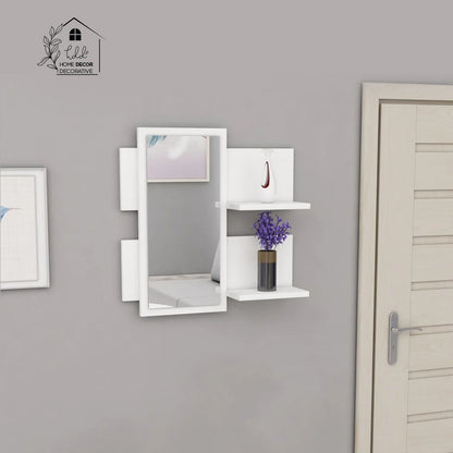 Stylish Wall Mounted Mirror with shelves
