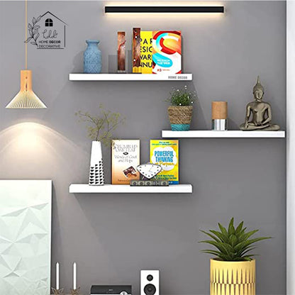 Wall Mounted Floating Shelves Set of 3