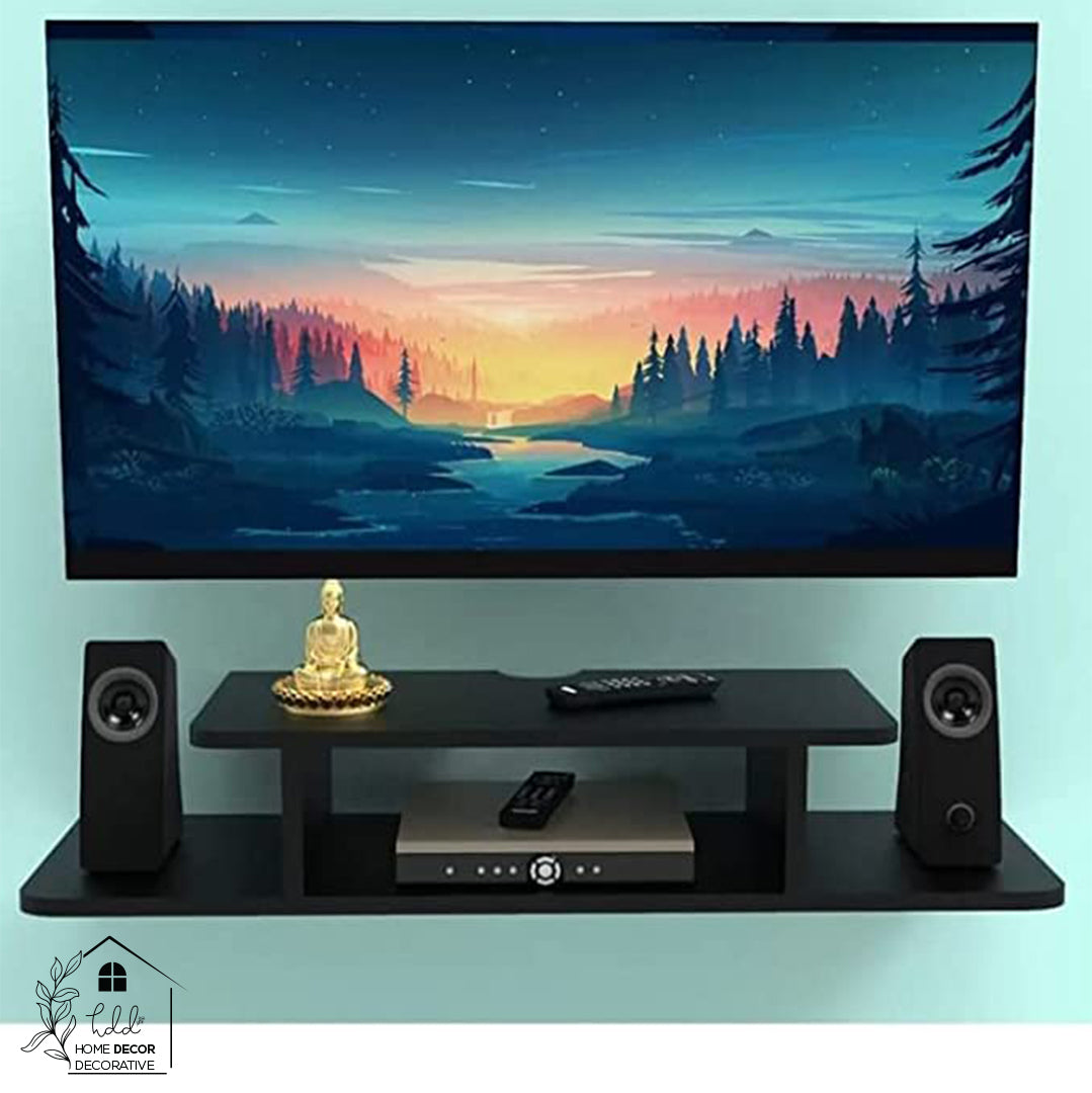Wood Wall Mounted TV Unit Stand