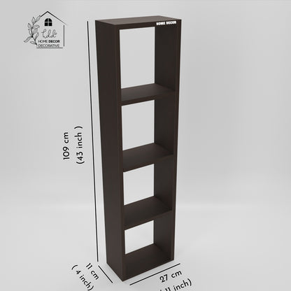 Wood Open Book Shelf