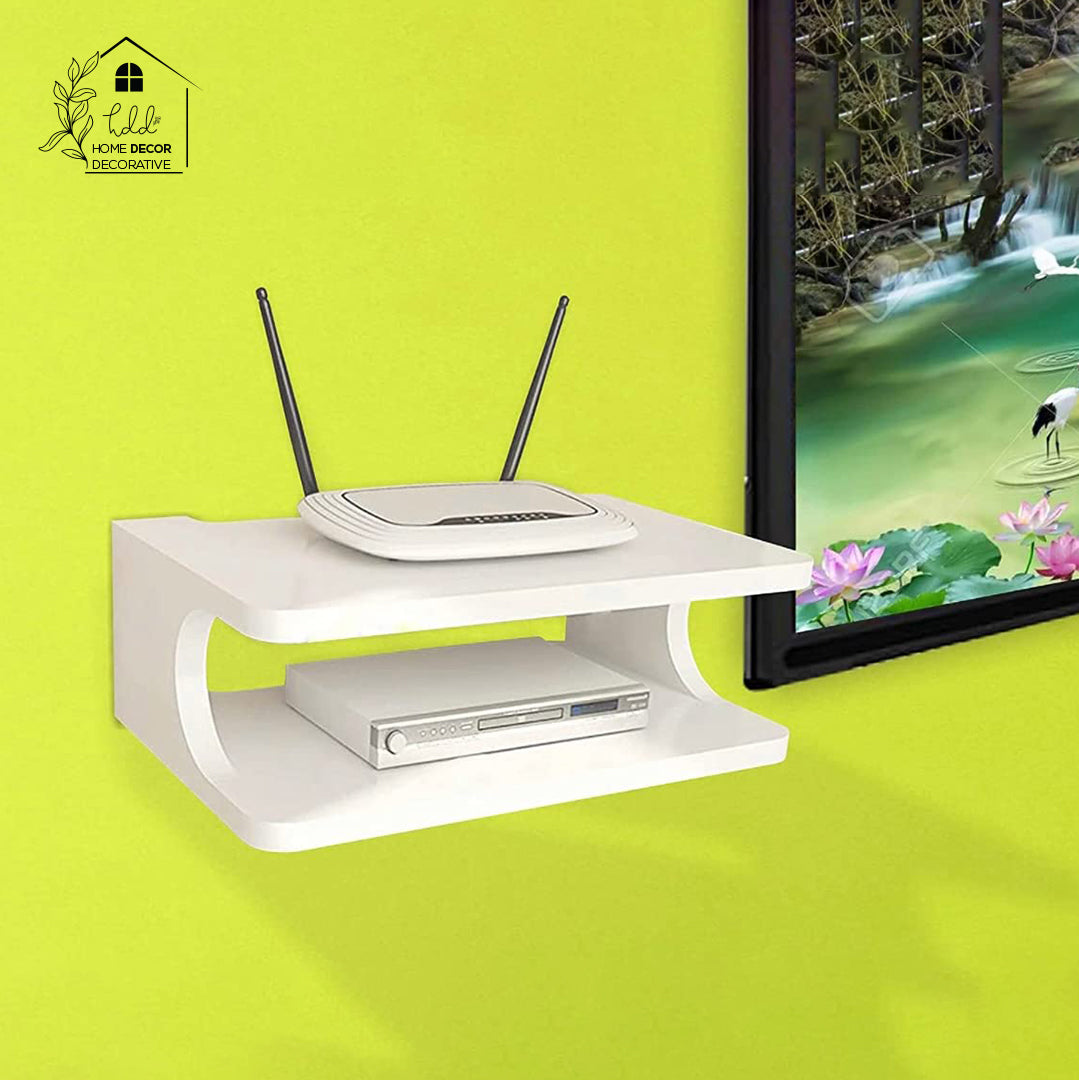 Wall Mounted Shelf For Wifi Router,Tv Receiever, Phone