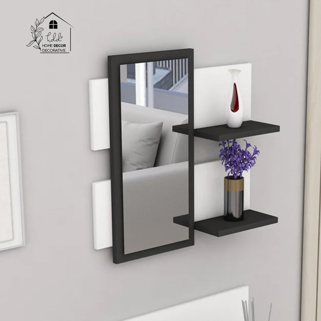 Stylish Wall Mounted Mirror with shelves