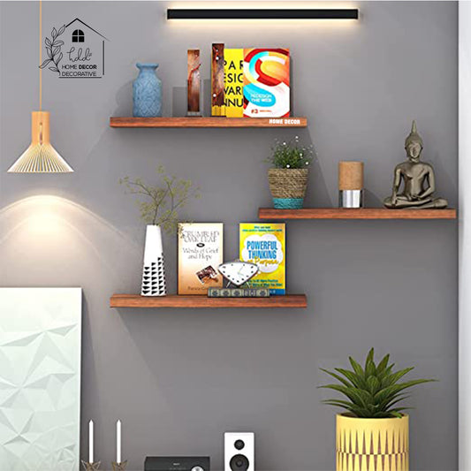 Wall Mounted Floating Shelves Set of 3